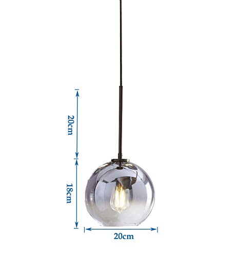 Nordic Modern Silver Pendant Light - 15 ft Black Cord with Plug-in Dimmer Switch, E26 Lampholder for Bedroom, Loft, Lounge (Bulb Not Included) | Elegant Ceiling Lighting for Dining Room, Kitchen Island & Living Room Decor