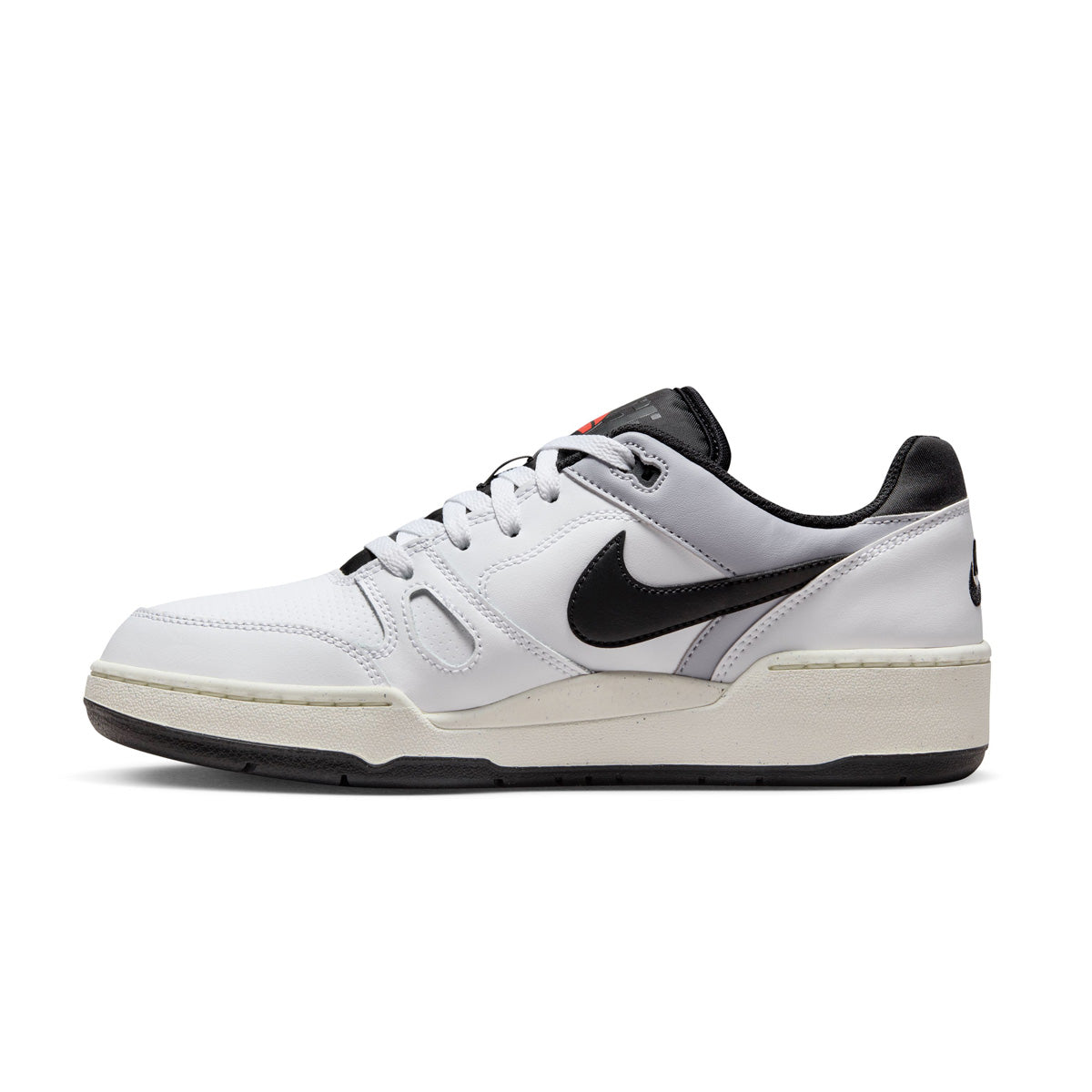 Full Force Low Top Sneakers - White & Black - Casual Streetwear Shoes for Men & Women | Perfect for Running, Gym, and Everyday Wear
