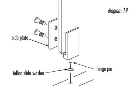 Shower Door Hinge 15415 - Premium Stainless Steel Replacement Hinge for Bathroom Glass Doors - Perfect for Home Renovation & Commercial Use