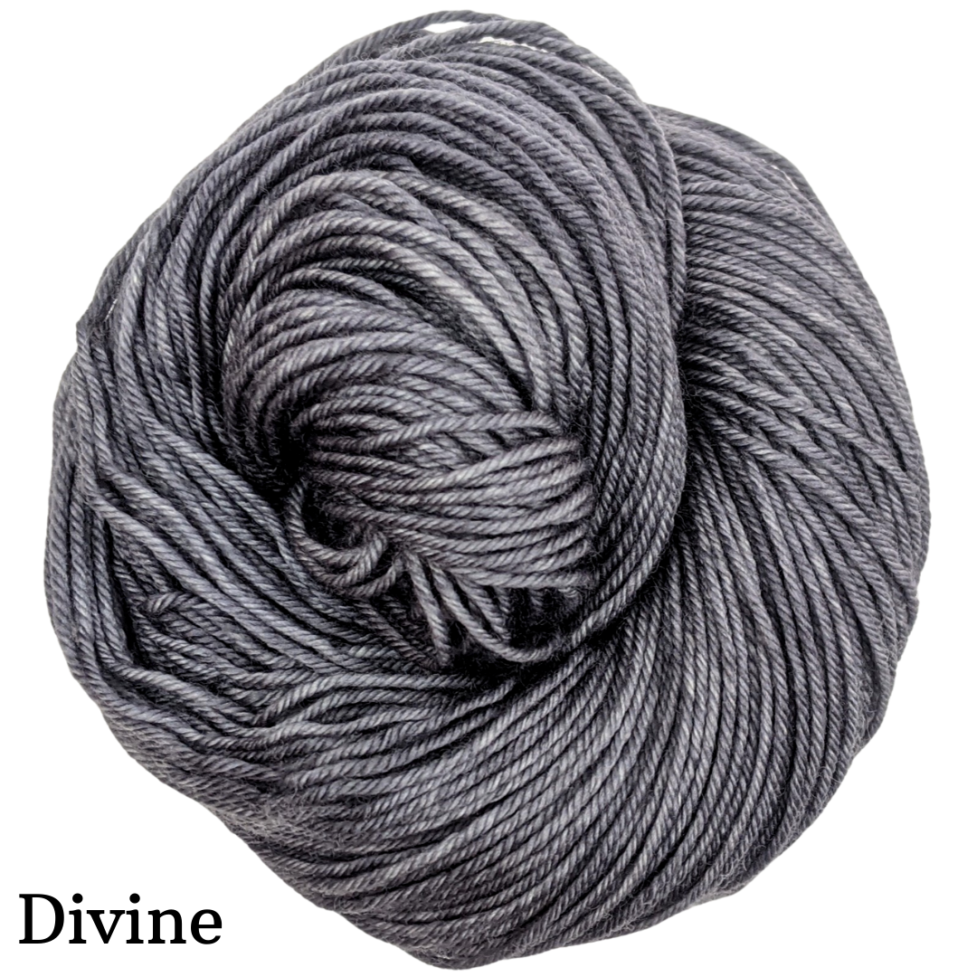 Knitcircus Yarns Bedrock Semi-Solid Skeins - Premium Ready-to-Ship Knitting Yarn for Sweaters, Scarves & Blankets - Perfect for Crochet & Handmade Gifts