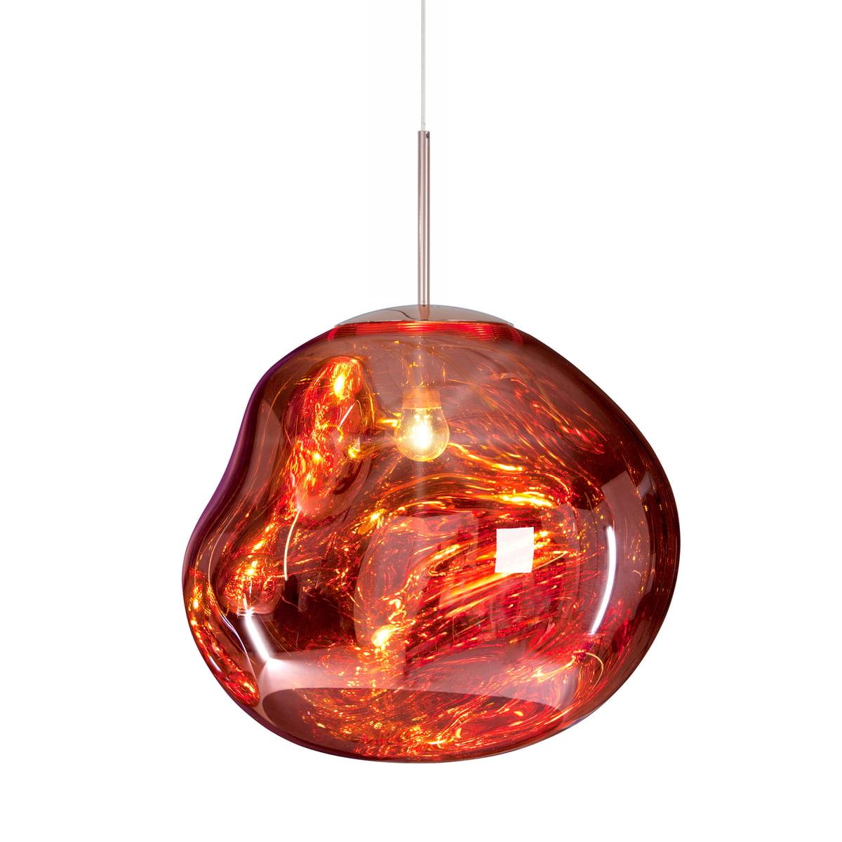 Modern Lava Pendant Lamp - Handcrafted Glass Ceiling Light Fixture for Dining Room, Kitchen Island & Bedroom Decor - Dimmable Hanging Light with Unique Volcanic Texture Design