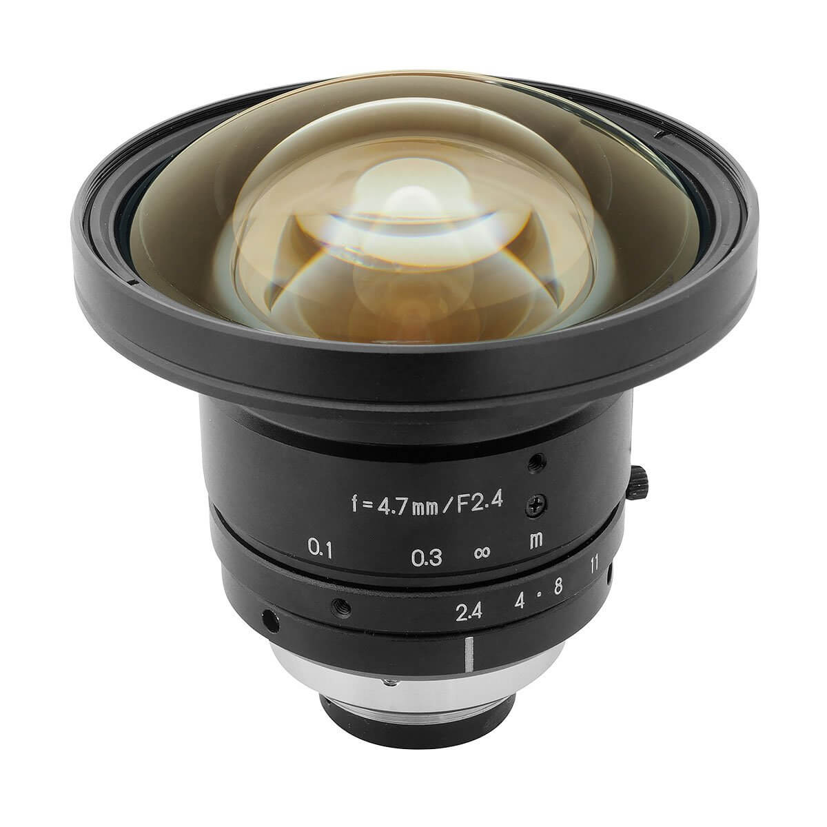 LM4HC 1.2MP 4mm F1.4 C Mount Lens for CCTV Security Camera, Machine Vision & Industrial Inspection - High Performance Low Light Wide Angle Lens