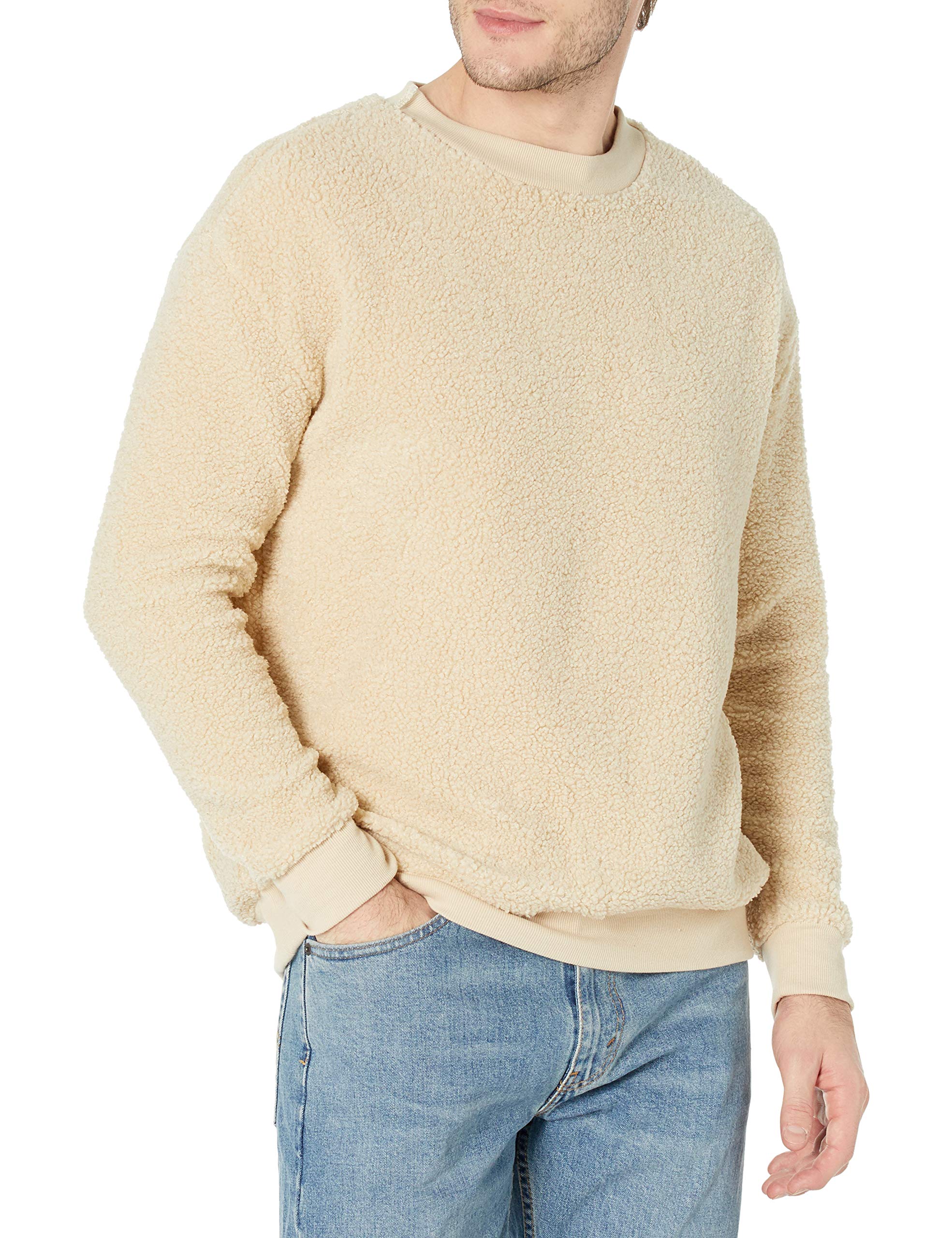 Charles River Apparel Women's Oversized Sherpa Crew Sweatshirt | Cozy Fleece Pullover | Winter Warm Casual Sweater | Perfect for Lounging, Travel & Outdoor Activities