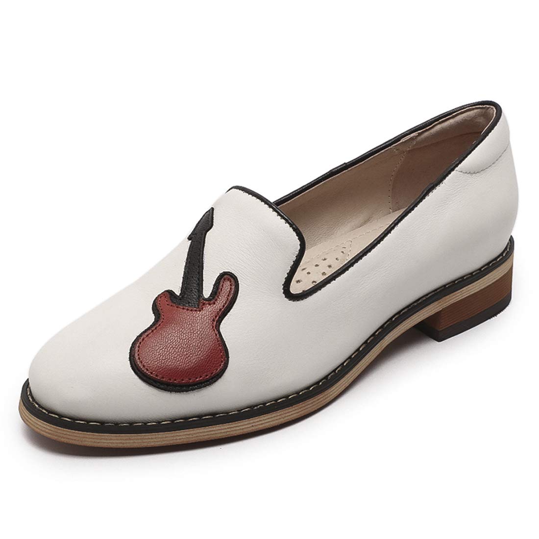 Women's Leather Penny Loafers Slip On Flats - Comfortable Casual & Office Shoes for Ladies - Perfect for Work, Travel & Everyday Wear