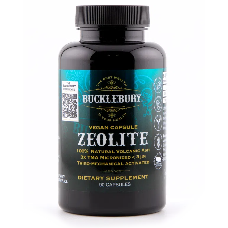 Bucklebury Zeolite Vegan Capsules for Detox & Immune Support - Natural Heavy Metal Cleansing Supplement for Gut Health & Wellness