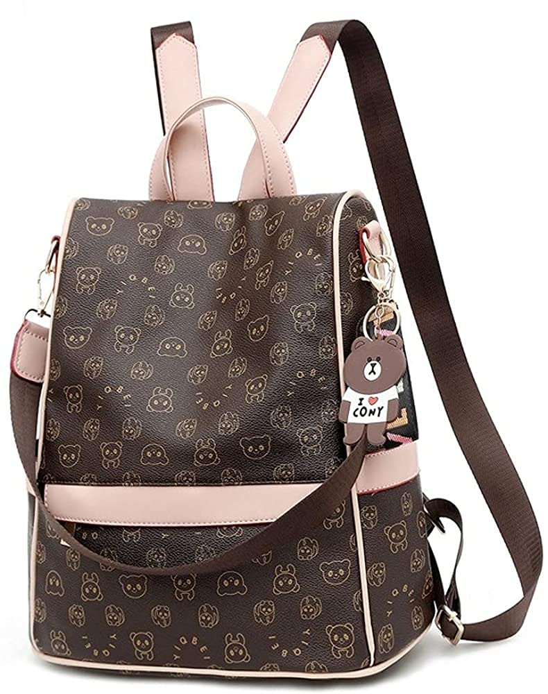 Anti-Theft Women's Backpack Purse - Stylish Cute School & Travel Shoulder Bag, Bookbag Satchel for College, Commuting & Daily Use