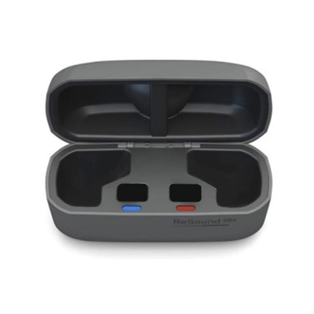 ReSound ONE Standard Hearing Aid Charger Case - Portable & Waterproof Charging Case for ReSound ONE Hearing Aids - Perfect for Travel, Home & Daily Use