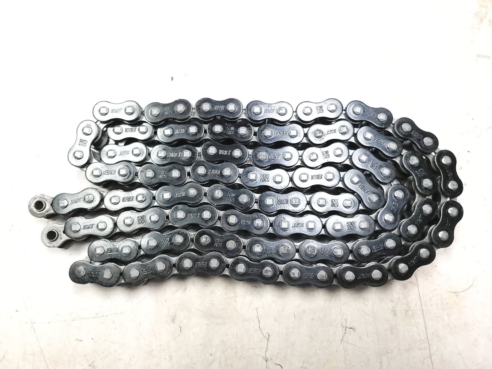 2004-2005 Honda CBR1000RR OEM Drive Chain 530SX3 - 12K Miles Replacement Part for Motorcycle Maintenance & Racing Performance