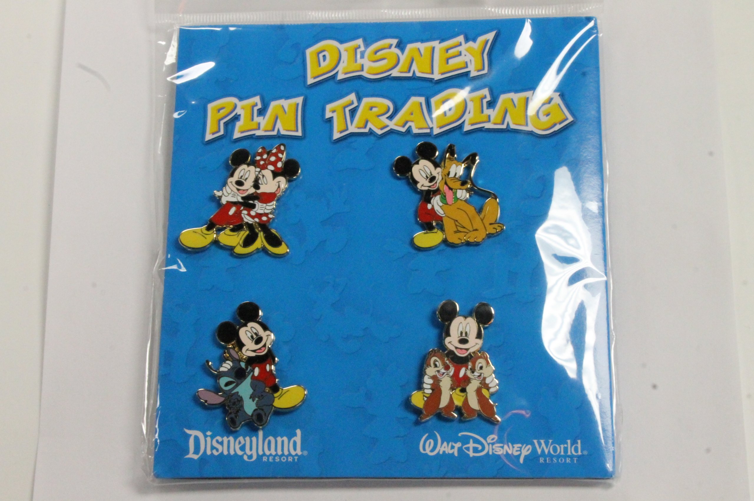 Disney Mickey & Friends 4 Piece Pin Set - Collectible Character Enamel Pins for Disney Fans | Perfect for Backpacks, Jackets, Hats & Gifts