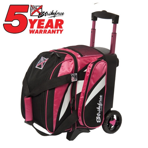 KR Strikeforce Cruiser Single Roller Bag - Durable Bowling Ball Carrier with Comfortable Shoulder Strap for Men & Women - Perfect for League Play, Practice Sessions & Tournaments