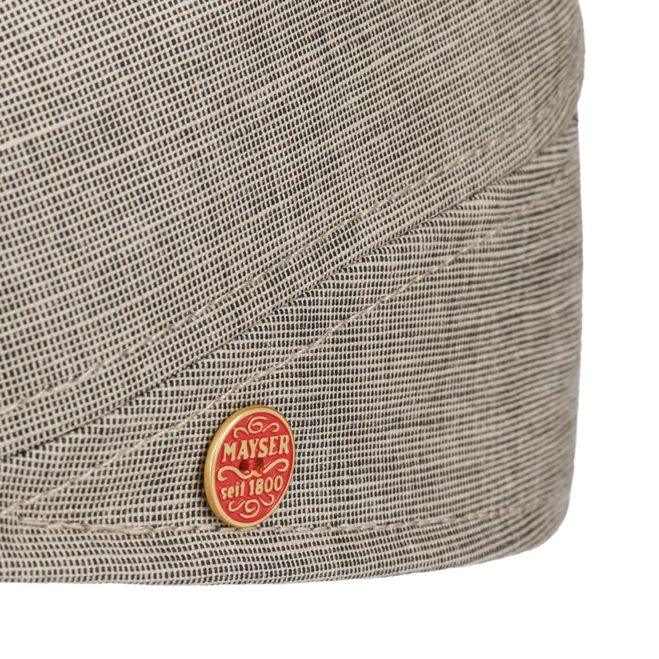 Mayser Delian UV Protection Flat Cap for Men & Women - Sun Hat for Outdoor Activities, Golf, Hiking, and Travel