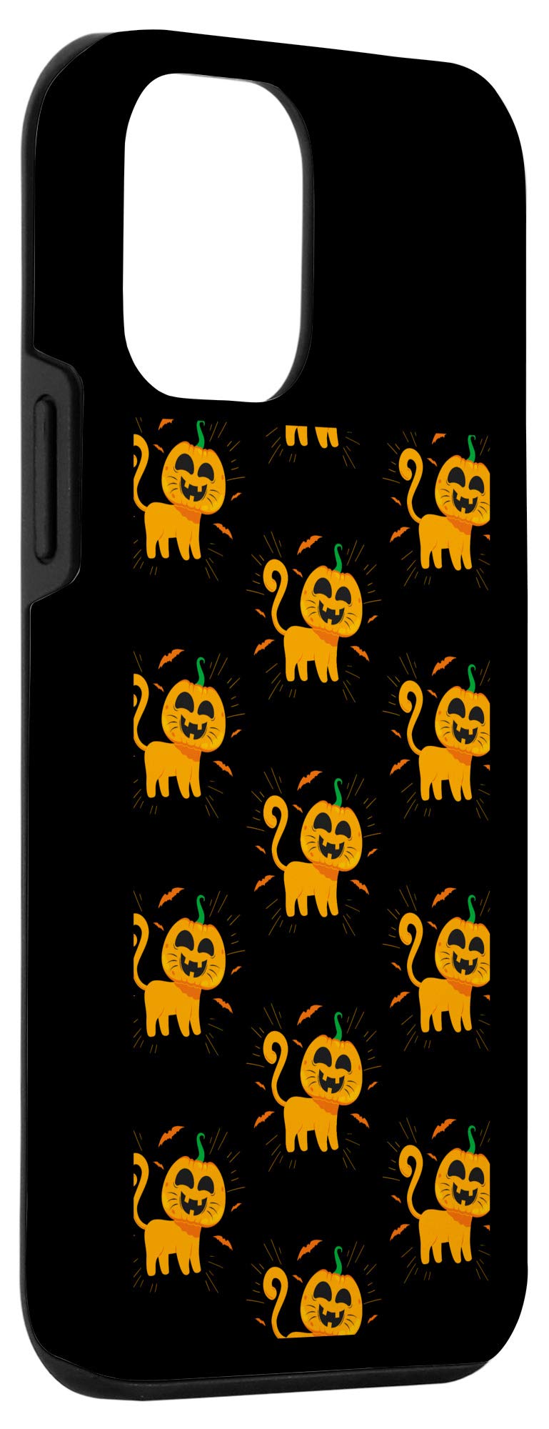 iPhone 12 Mini Case - Cute Pumpkin Head Cat Halloween Design | Shockproof Protective Phone Cover | Perfect Gift for Horror Fans & Halloween Lovers (Ideal for Parties, Trick-or-Treating & Spooky Season)
