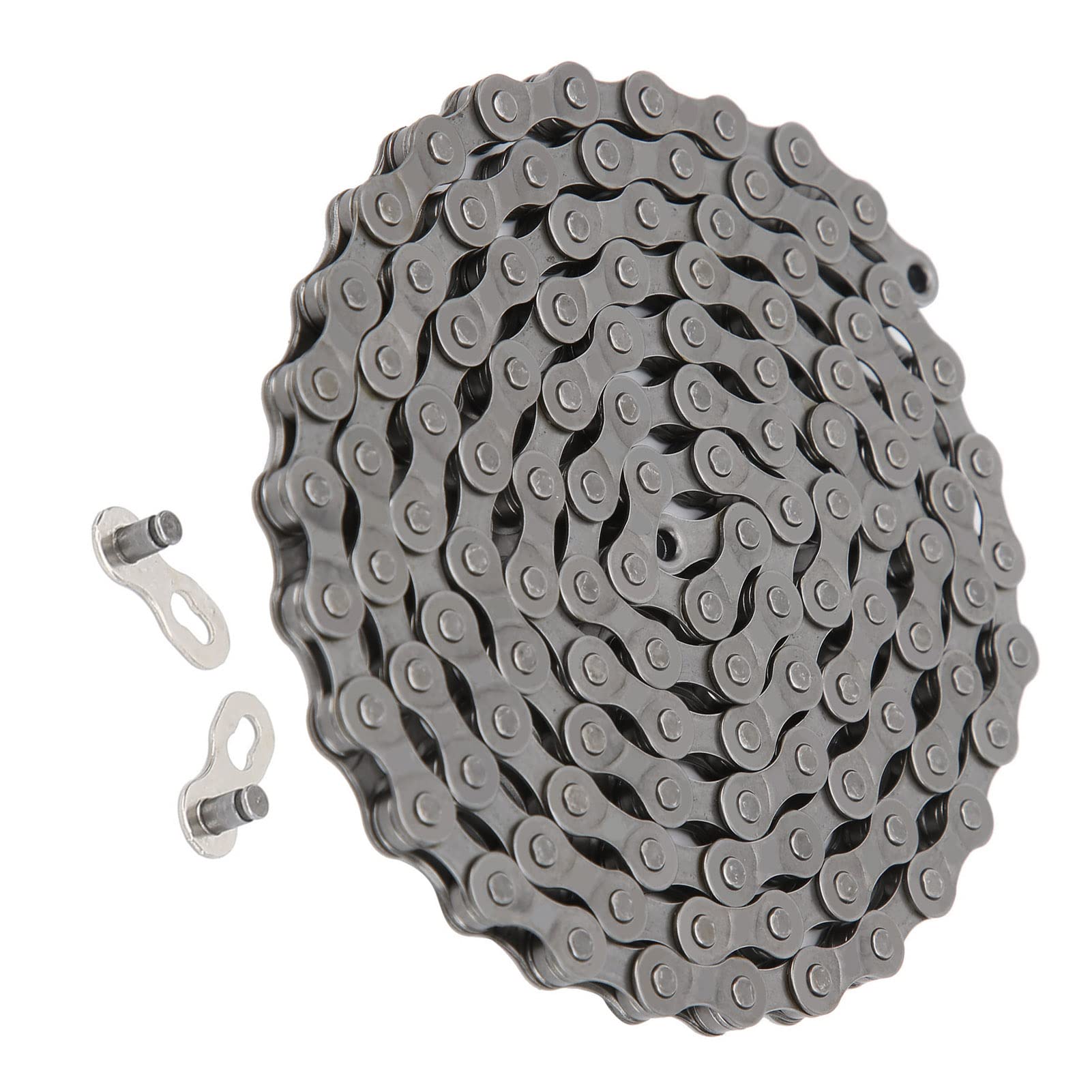 SPYMINNPOO 8 Speed Bike Chain - 116 Links High Performance Bicycle Chain for Mountain & Racing Bikes | Durable Gear Shifting Accessory for Smooth Rides on Trails & Roads