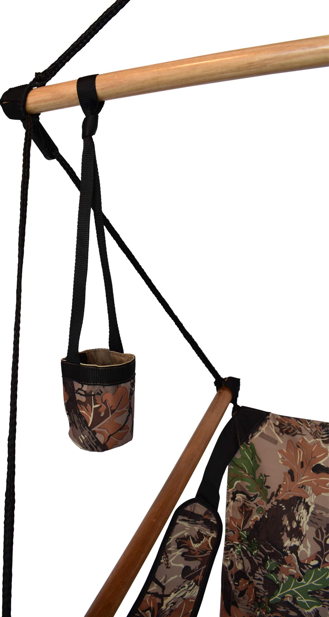 Hammaka 40536-KP Trailer Hitch Stand & Cradle Chair Combo - Camouflage Design for Camping, Tailgating & Outdoor Relaxation | Portable Hammock Chair with Heavy-Duty Support
