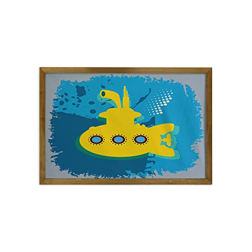 Mustard and Petrol Blue