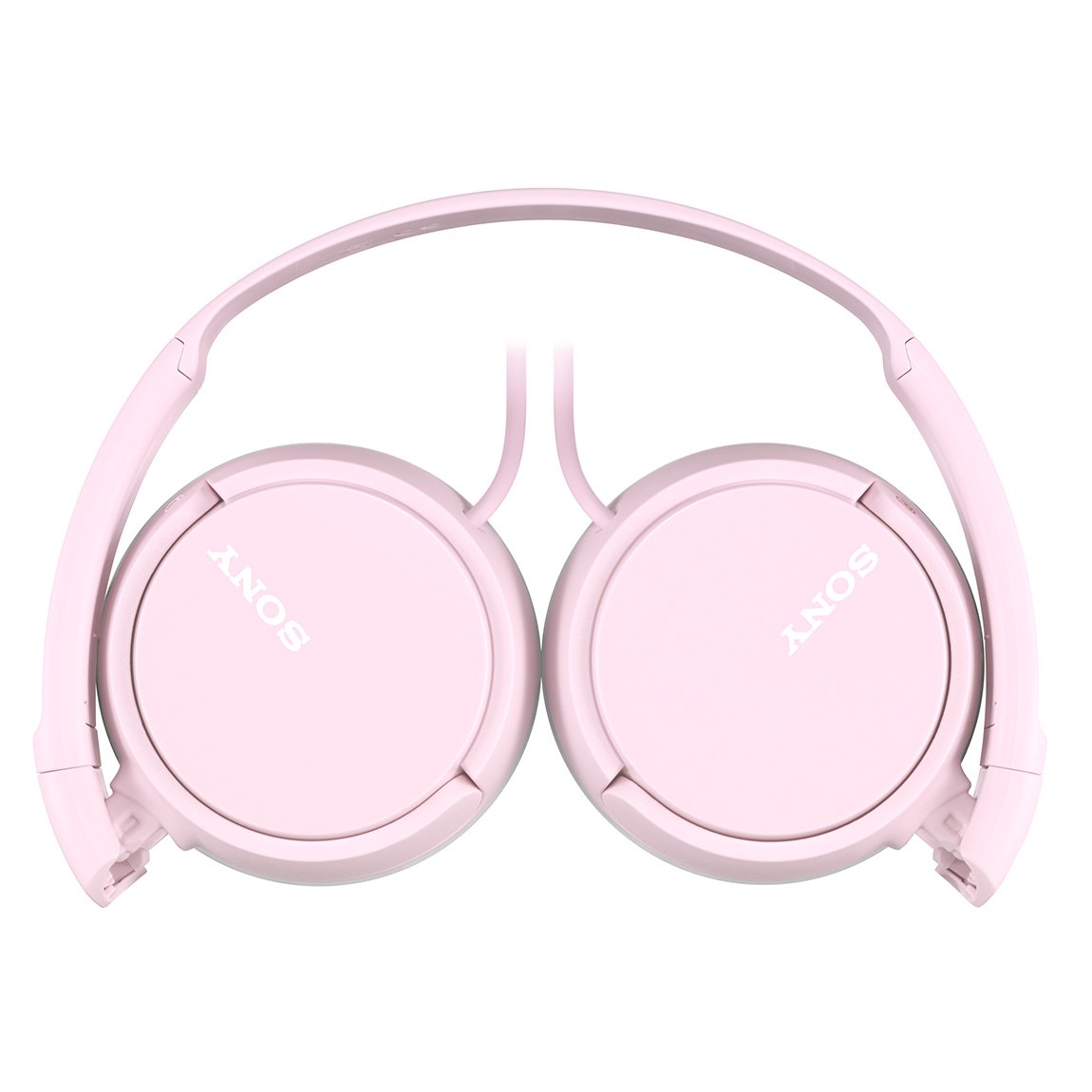 Sony MDR-ZX110-P Foldable On-Ear Headphones with Dynamic Sound - Lightweight & Portable for Travel, Workout, Commuting (Pink)