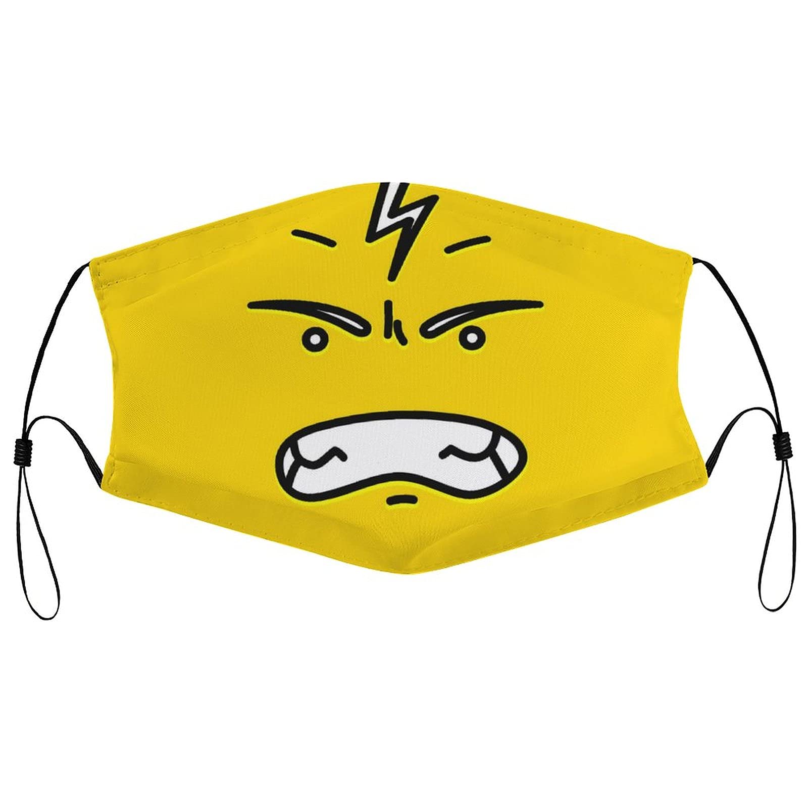 Adjustable Angry Expression Face Mask - Breathable & Washable Balaclava for Men & Women - Perfect for Halloween Costumes, Motorcycle Riding, Skiing & Outdoor Sports