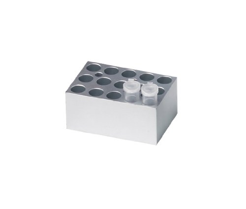 Thomas BSH100-15 Mini Dry Bath Heat Block - 15 x 1.5mL Centrifuge Tubes Included | Perfect for DNA/RNA Sample Preparation, PCR, and Lab Experiments