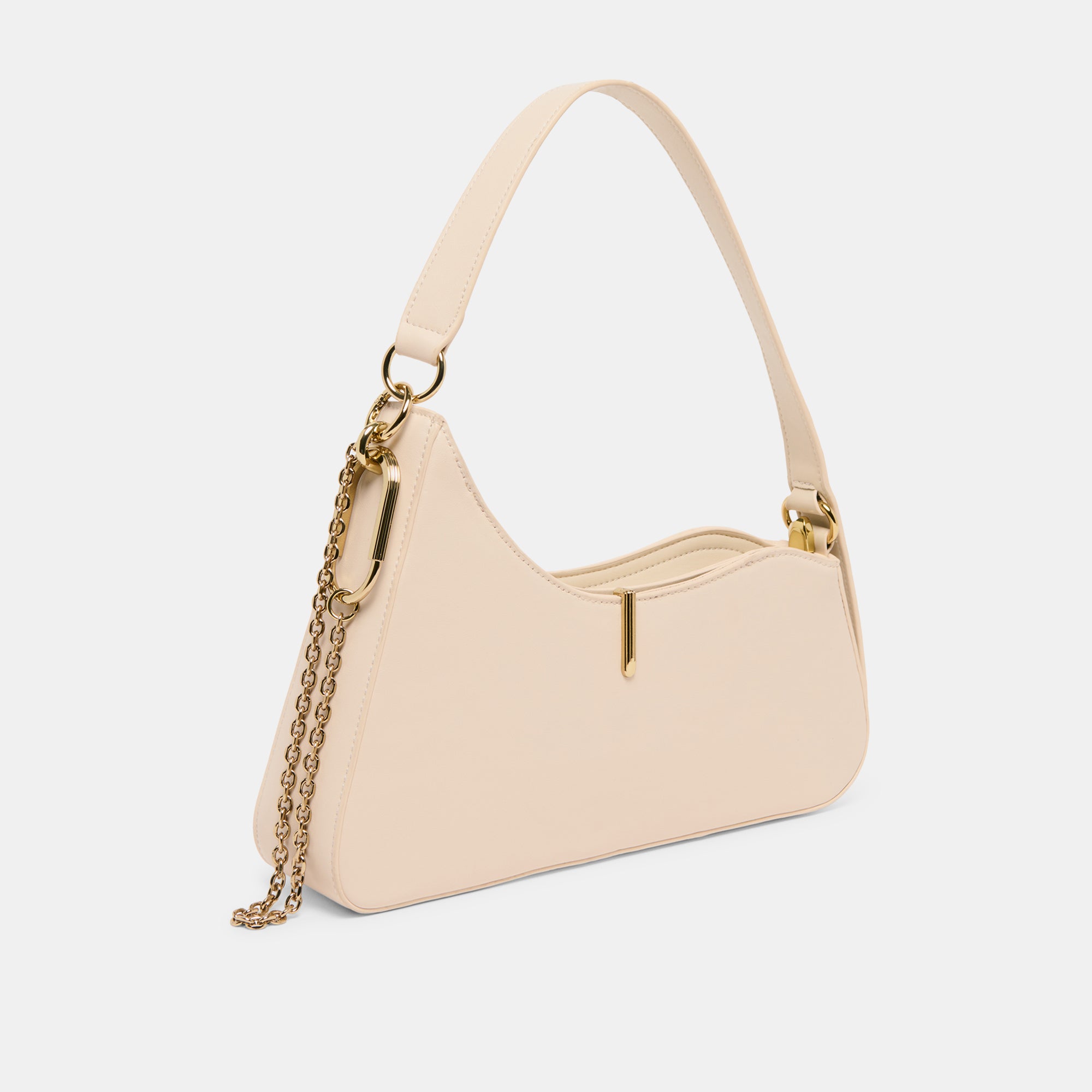PRYA Genuine Leather Shoulder Bag in Creme - Stylish & Durable Crossbody Purse for Women, Perfect for Work, Travel & Everyday Use