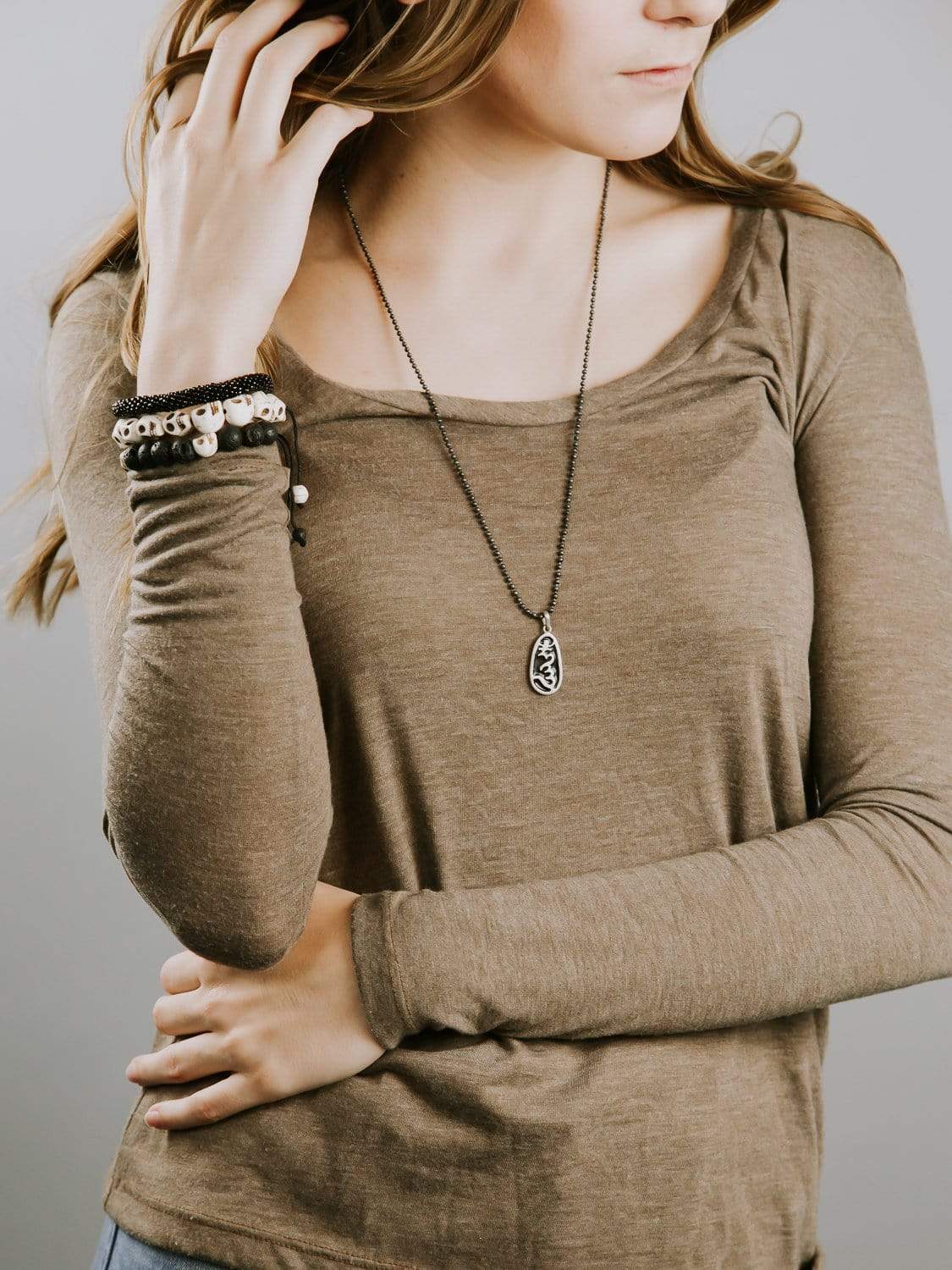 Compassion Pendant Necklace - Inspirational Jewelry Gift for Women - Perfect for Meditation, Yoga & Spiritual Healing