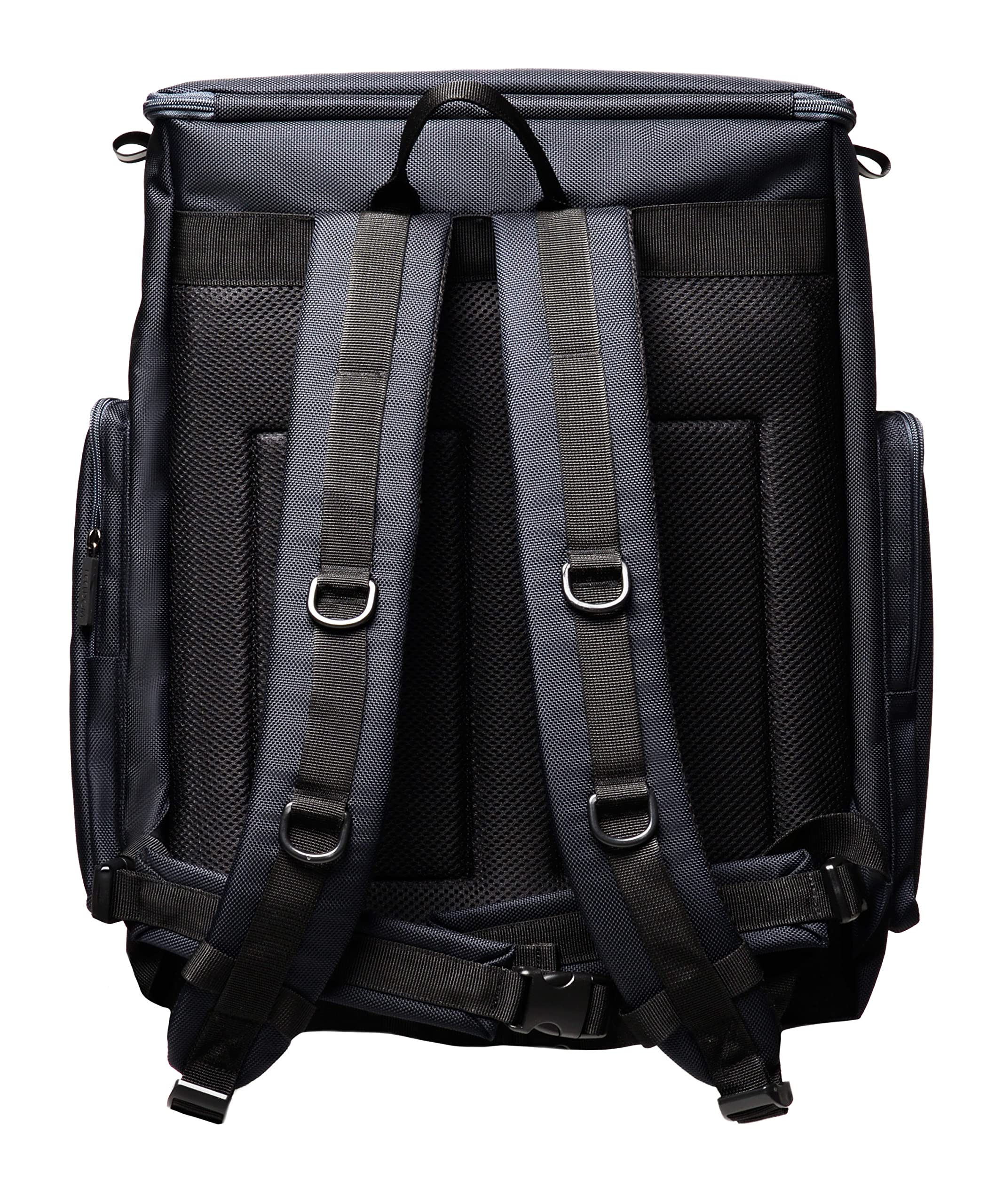 TREK Large Dark Navy Laptop Backpack for Travel, Camping & College - Heavy-Duty 40L Waterproof Backpack with Rain Cover - Lightweight Tylon Padded Design - Perfect for Work Commute, Hiking & School Use