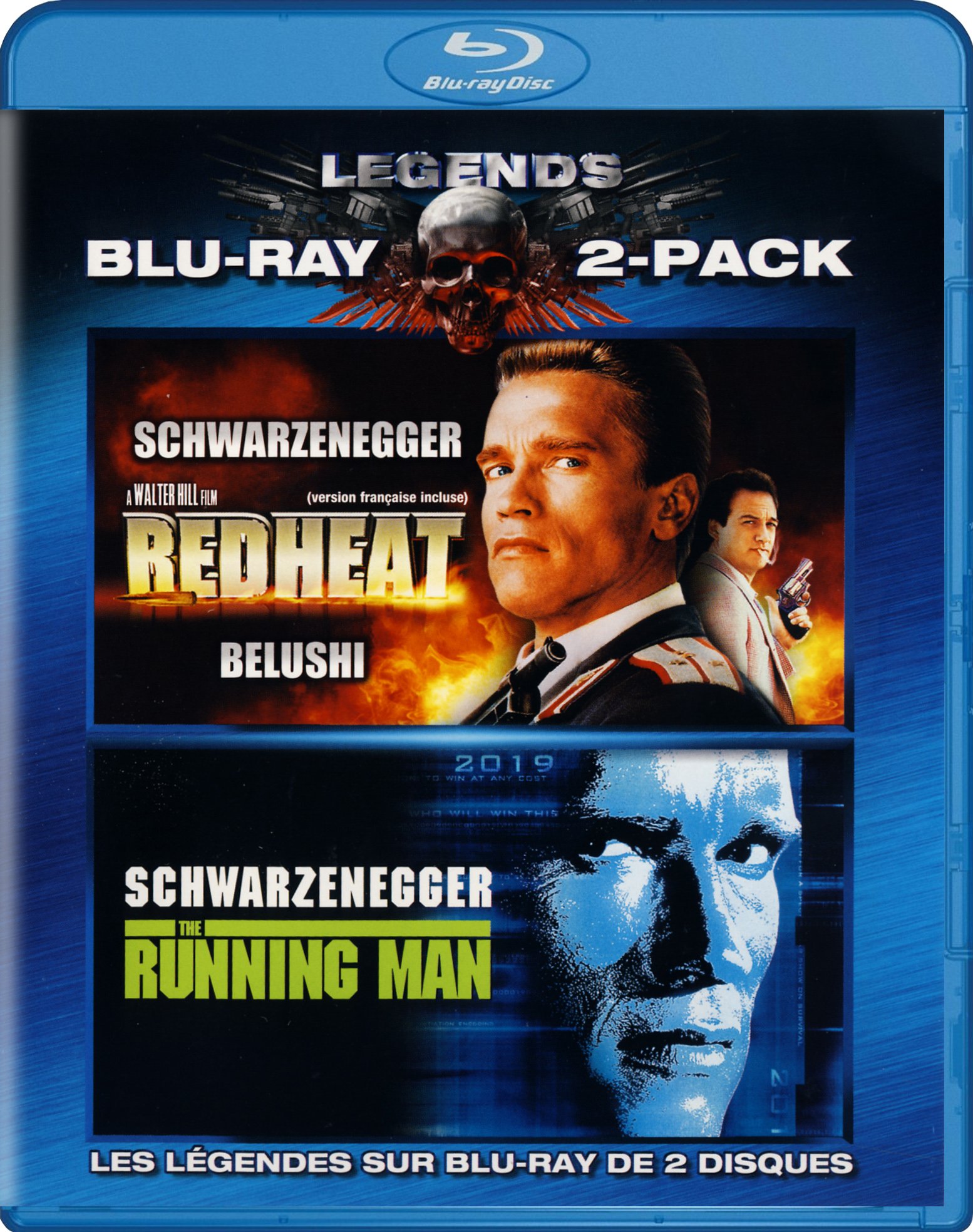 Red Heat & The Running Man - Classic Action Movies on DVD | Best Thriller Films for Movie Nights & Action Lovers