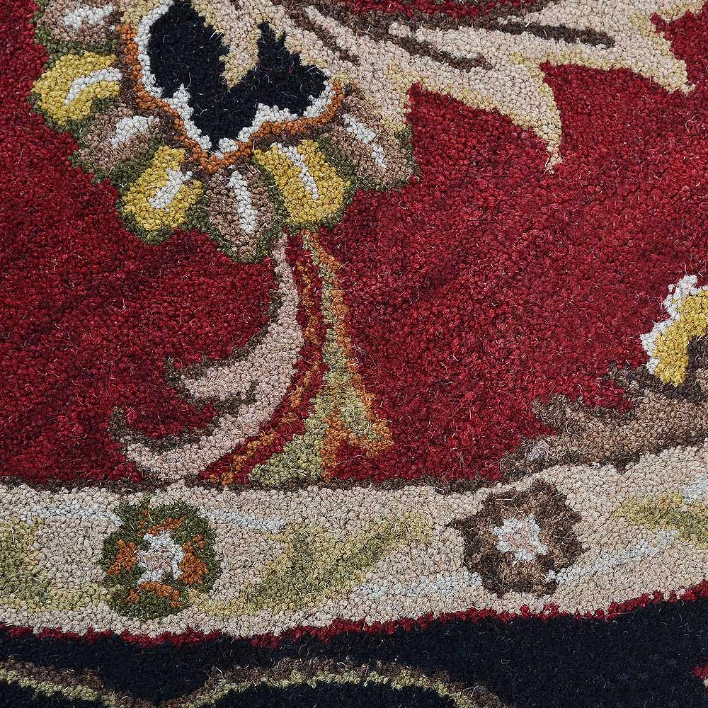 Premium Arak Hand Tufted Wool Rug - Soft & Durable Moroccan Style Area Rug for Living Room, Bedroom, or Office Decor