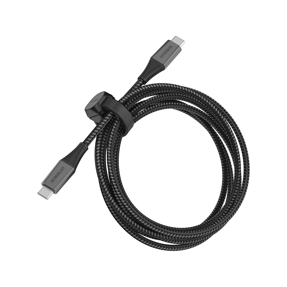 Otterbox Premium 2M Pro USB C to USB C Fast Charging Cable - Black | High-Speed Data Sync & Charging for iPhone 15, Samsung Galaxy, iPad Pro, MacBook & More
