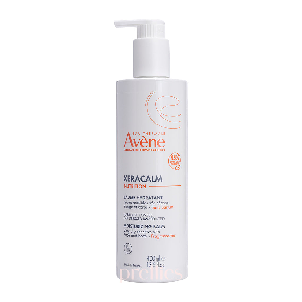Avene XeraCalm Nutrition Moisturizing Balm 400ml - Soothing Dry Skin Relief for Face & Body - Perfect for Eczema-Prone & Sensitive Skin Care Routine