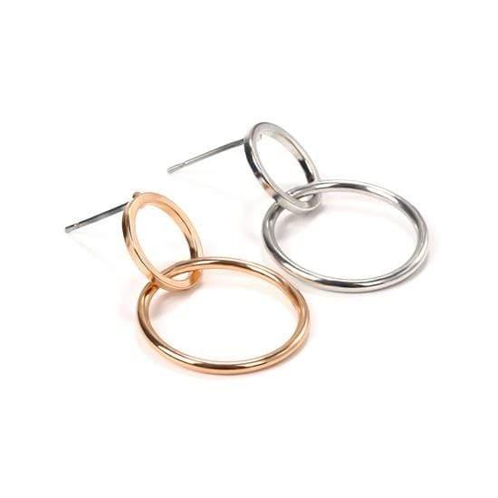 Gold & Silver Hoop Earrings for Women - Elegant & Dainty Circle Rings - Perfect for Everyday Wear, Parties & Gifts
