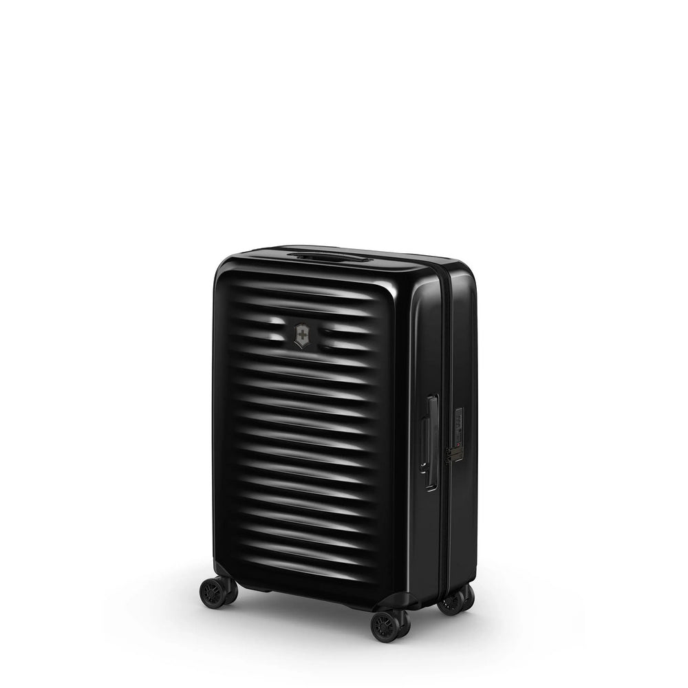 Airox Medium Hardside Luggage 27 Inch - Black Carry-On Suitcase for Travel, Business Trips & Weekend Getaways