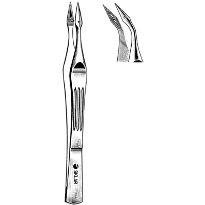 Carmalt Splinter Forceps 4 1/4