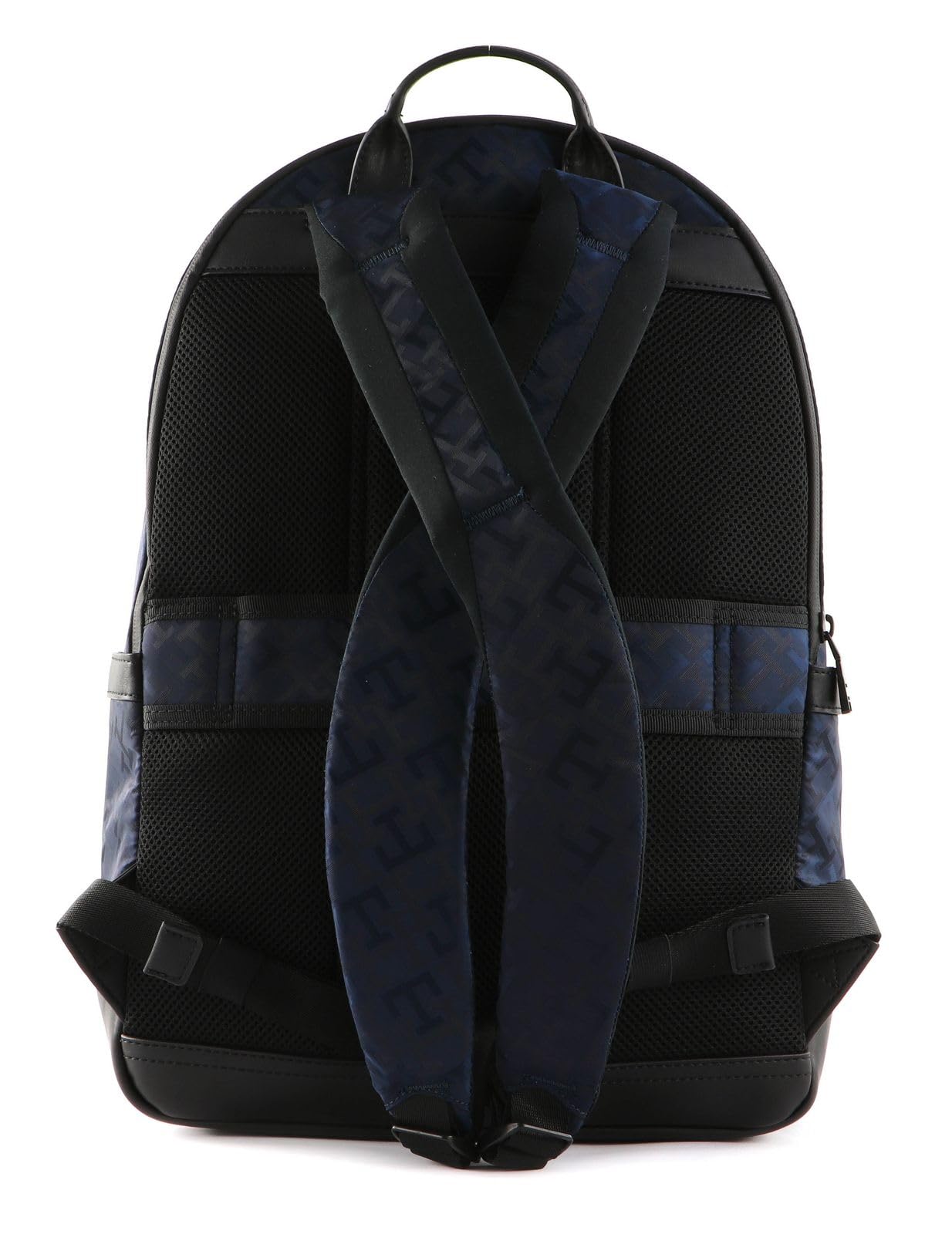 TOMMY HILFIGER TH Elevated 1985 Monogram Backpack in Space Blue - Stylish Laptop Bag for Work, School & Travel