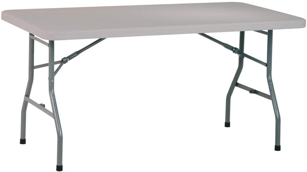 Office Star Work Smart™ 5-Foot Resin Multi-Purpose Table [BT05Q] - Perfect for Home Office, Conference Rooms & Outdoor Events