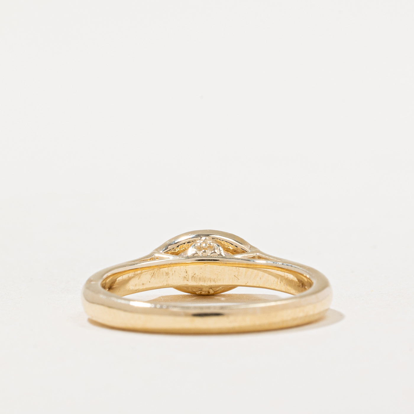 GIA Certified 0.46ct Marquise Cut Diamond Ring in 14K White Gold - Bezel Setting, Size 5.25 - Perfect for Engagement, Anniversary & Special Occasions