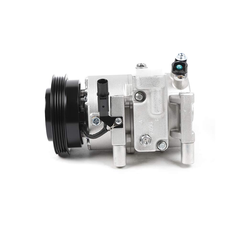 2006-2011 Kia Rio & Rio5 1.6L AC Compressor with Clutch - Replacement Air Conditioner Compressor CO 10980C - Perfect for Summer Cooling & Car AC Repair