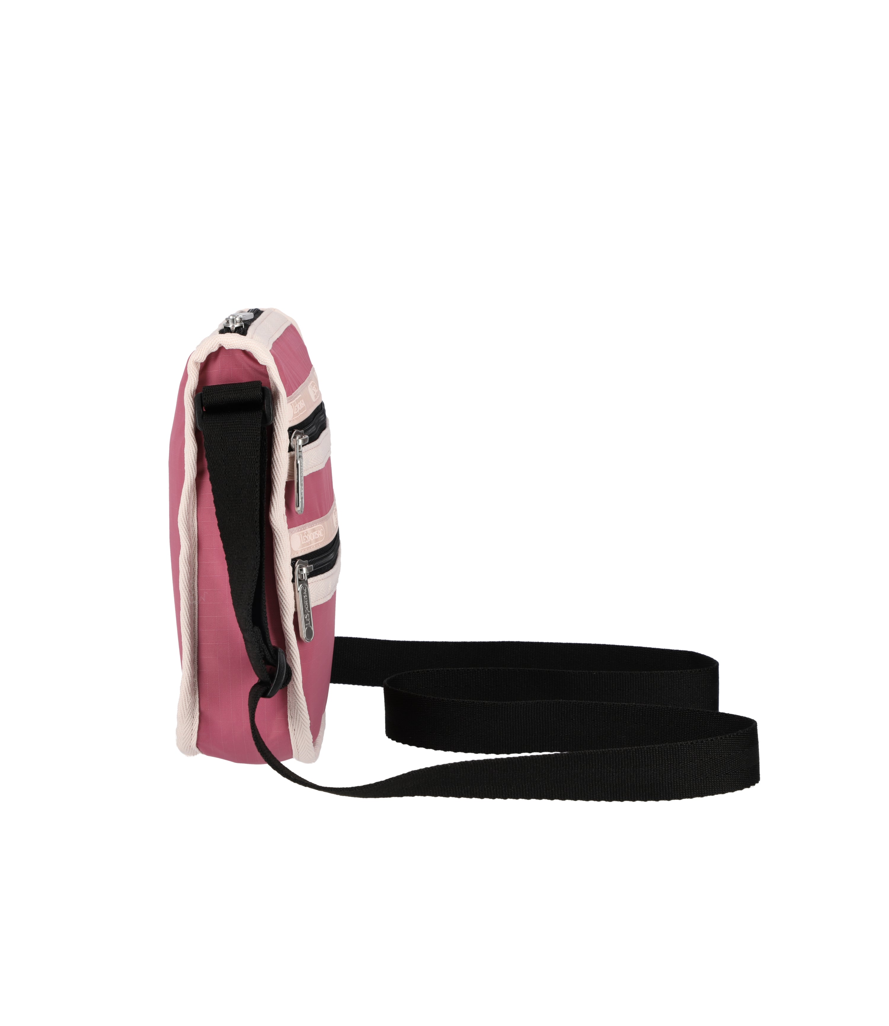 Medium 3-Zip Crossbody Bag for Women - Stylish & Secure Hands-Free Purse for Travel, Shopping & Everyday Use