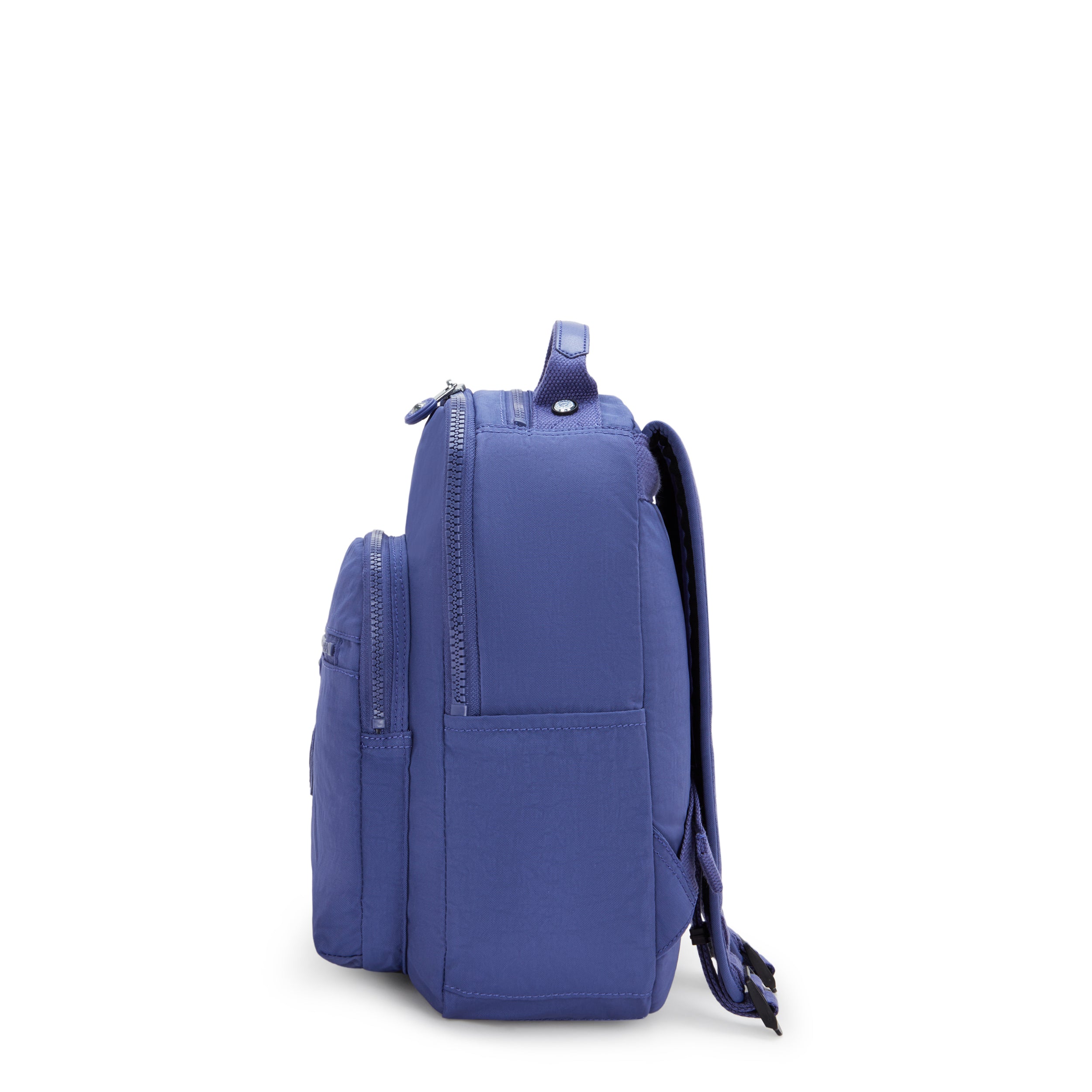 Kipling Seoul Small Tablet Backpack for Women & Men - Lightweight Laptop Bag with Multiple Pockets, Water-Resistant Travel Backpack for Work, School & Commuting - Ocean Blue