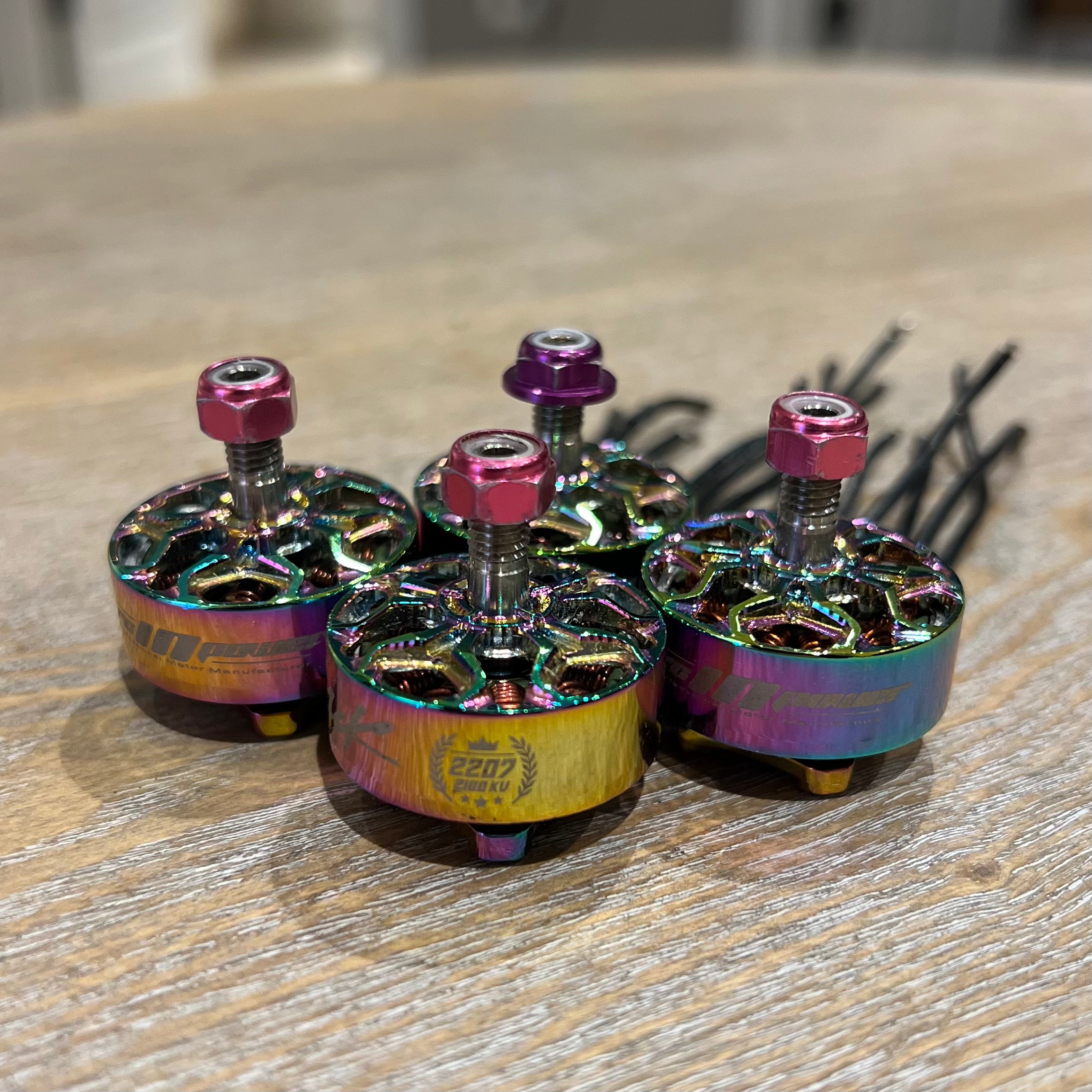 Refurbished RCinPOWER GTS V4 2207 2100KV MCK Edition Motors (4-Pack) - High Performance Brushless Motors for FPV Racing Drones, Quadcopters & RC Aircraft