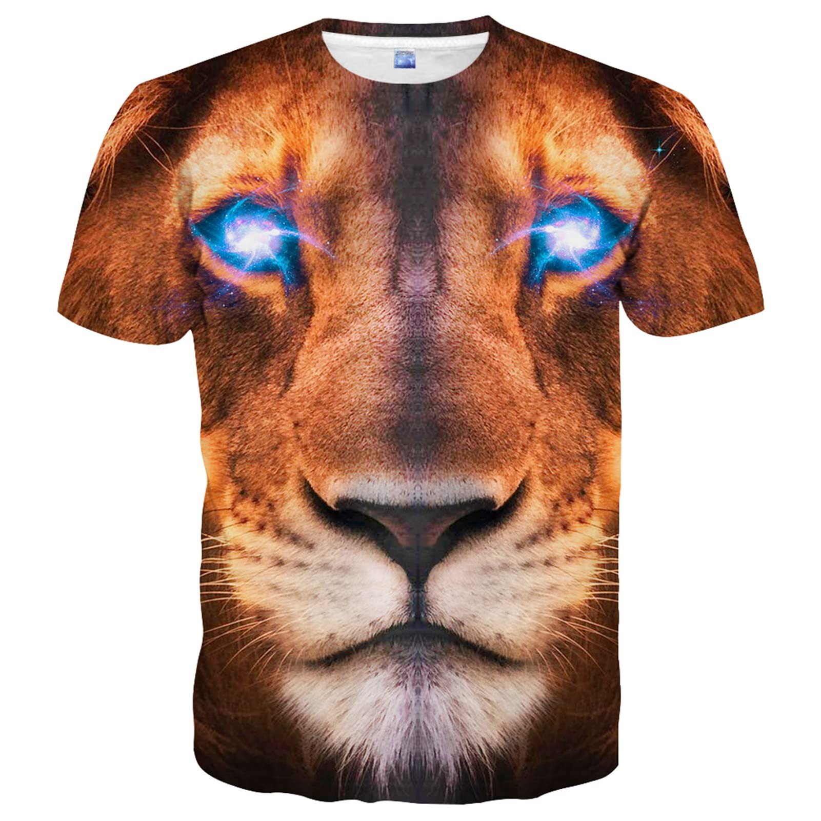Yasswete Unisex 3D Printed Graphic T-Shirt - Short Sleeve Casual Tee for Men & Women - Perfect for Streetwear, Parties, and Everyday Fashion