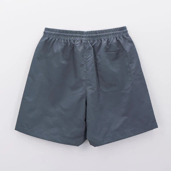 Paradise Lost Script Nylon Shorts for Men - Comfortable Athletic Gym Running Shorts in Grey - Perfect for Workouts, Jogging & Casual Wear