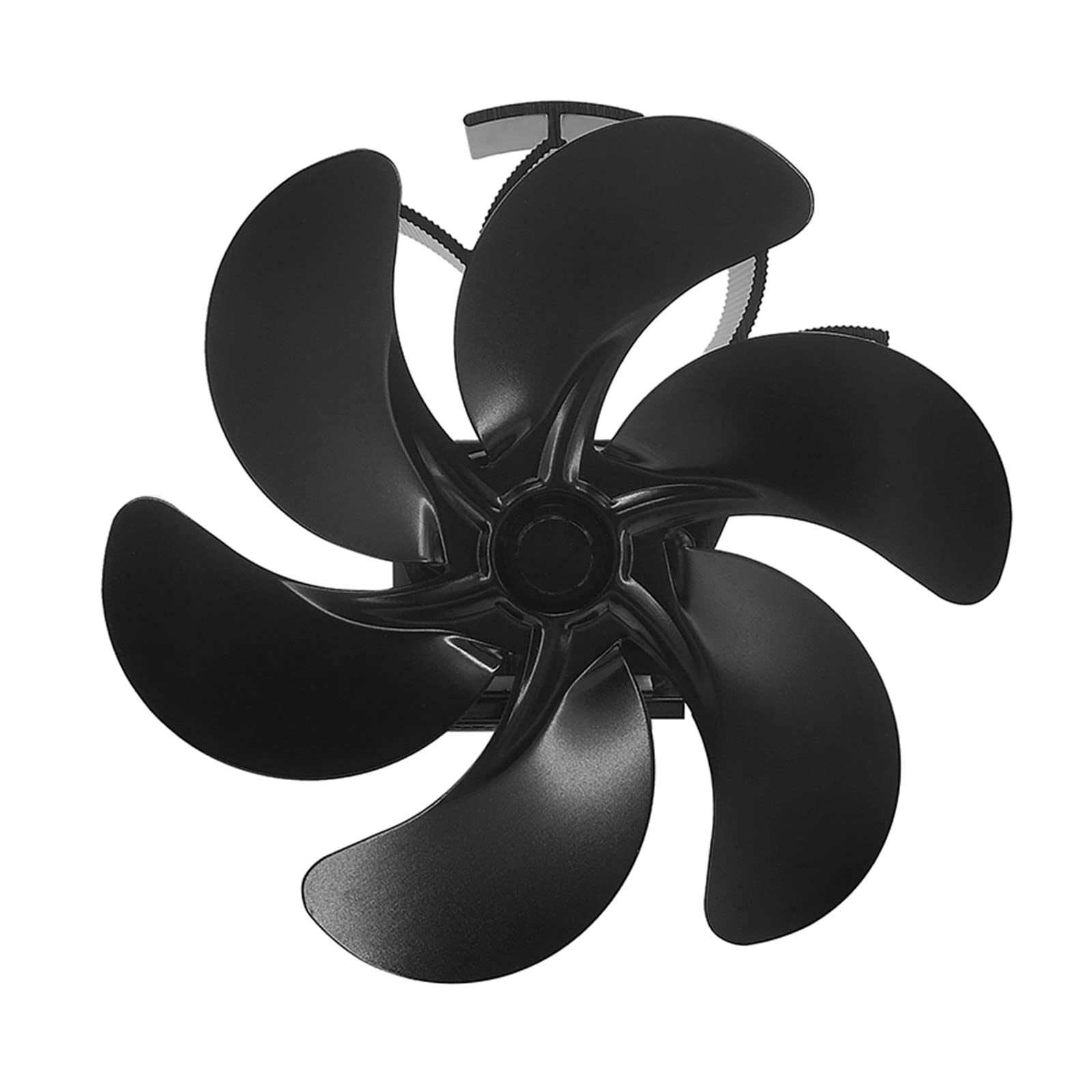 5-Blade Heat Powered Wood Stove Fan - Silent, No Electricity Needed for Efficient Warm Air Circulation - Perfect for Cabins, Greenhouses & Off-Grid Heating