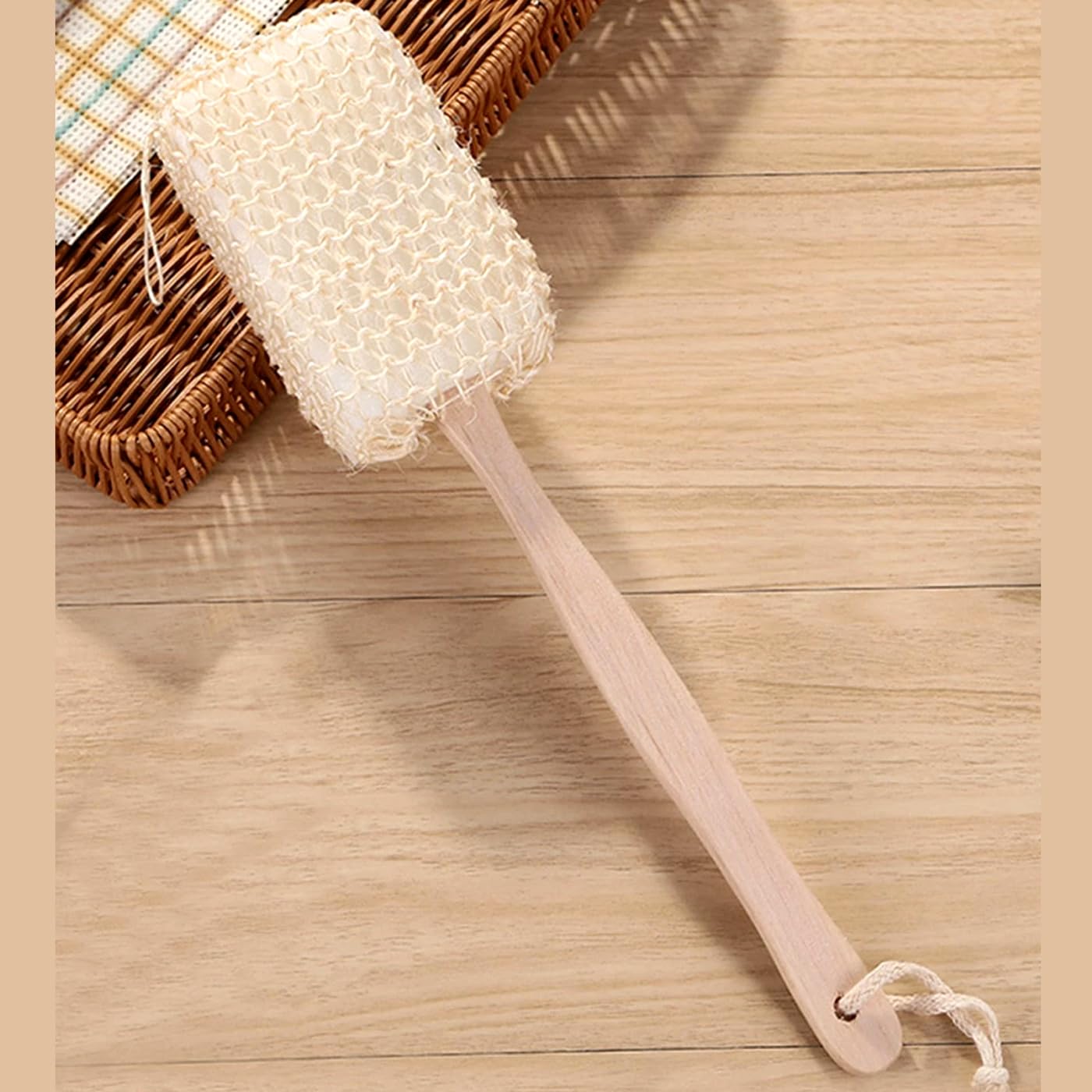 Baal Body Bath Brush - Exfoliating Back Scrubber with Long Handle for Deep Cleaning & Dead Skin Removal - Perfect for Shower, Bath & Spa Use