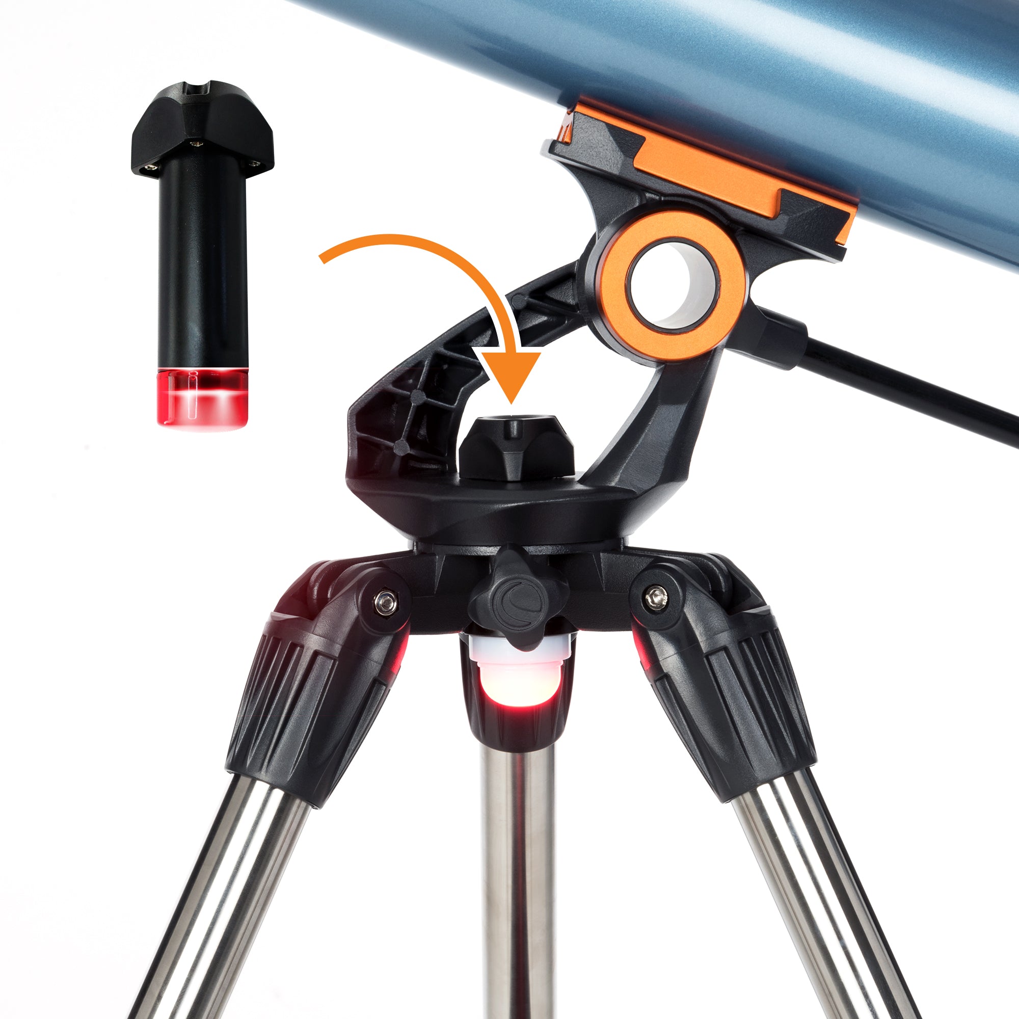 Best Inspire 100AZ Refractor Telescope for Astronomy Beginners - Portable Telescope for Stargazing, Moon Watching & Astrophotography | Perfect for Backyard Observation, Camping & Outdoor Adventures
