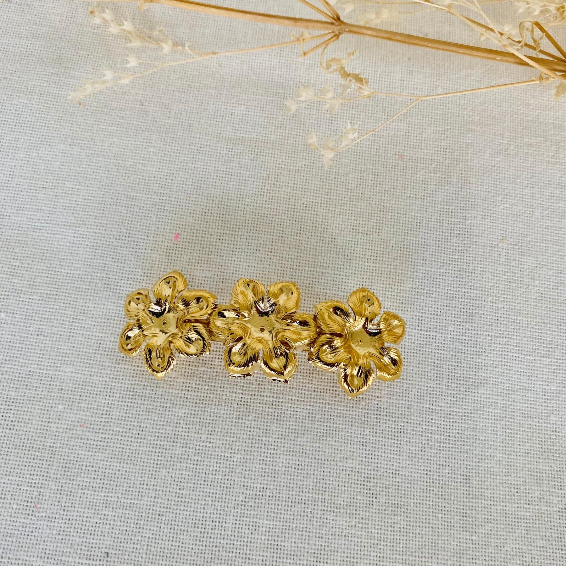 Elegant Gold Orphée Hair Clip for Women - Perfect for Weddings, Parties & Everyday Style