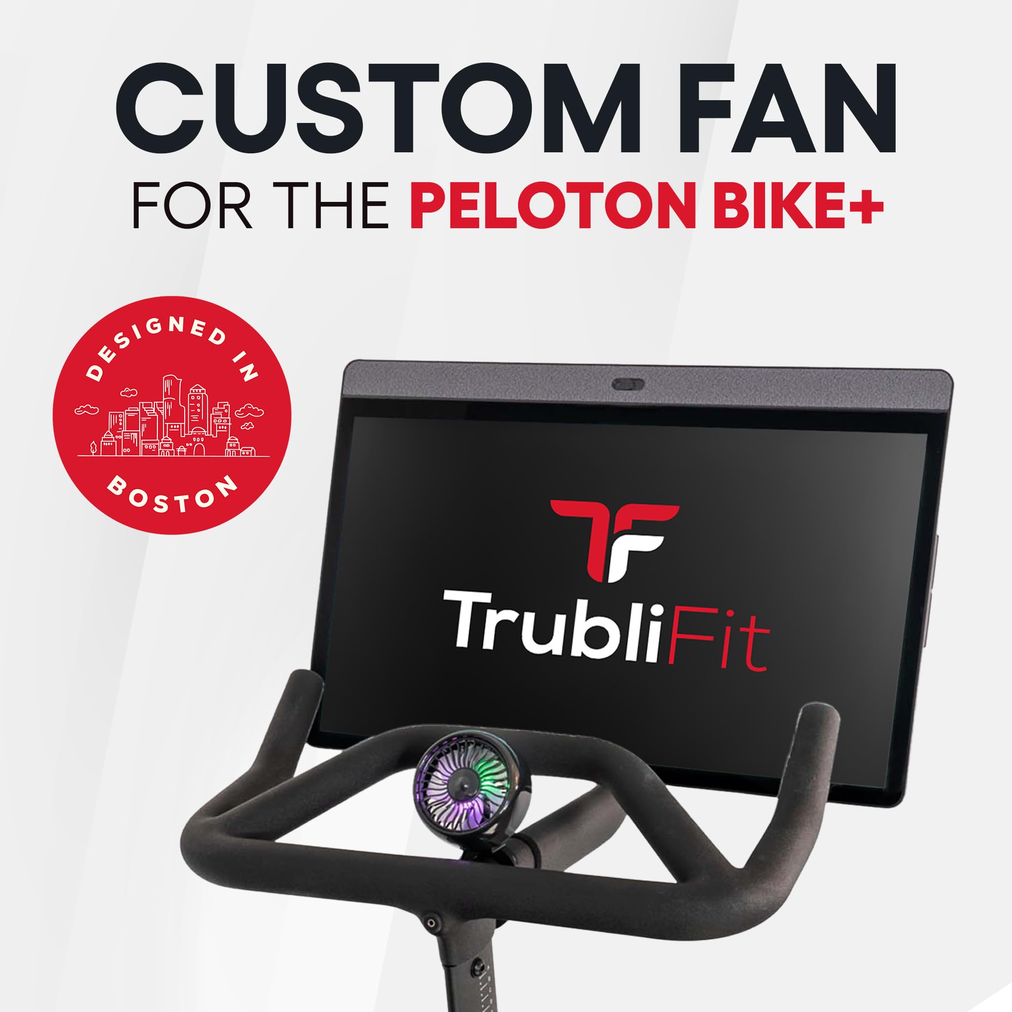 Peloton Bike & Treadmill Fan - Compatible with Original, Bike+, and Tread - No Batteries Needed | Perfect for Home Workouts & Indoor Cycling