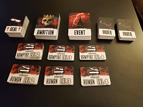 Vampire: The Masquerade - Blood Feud Mega Board Game | 4-32 Players Strategy Game | Perfect for Game Nights & Halloween Parties | Everything Epic