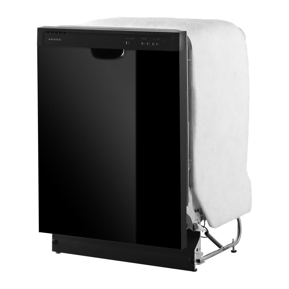 Amana ADFS2524RB 24-Inch Built-In Dishwasher with Midnight Black Interior - Quiet Operation, Energy Efficient, Perfect for Kitchens and Small Spaces