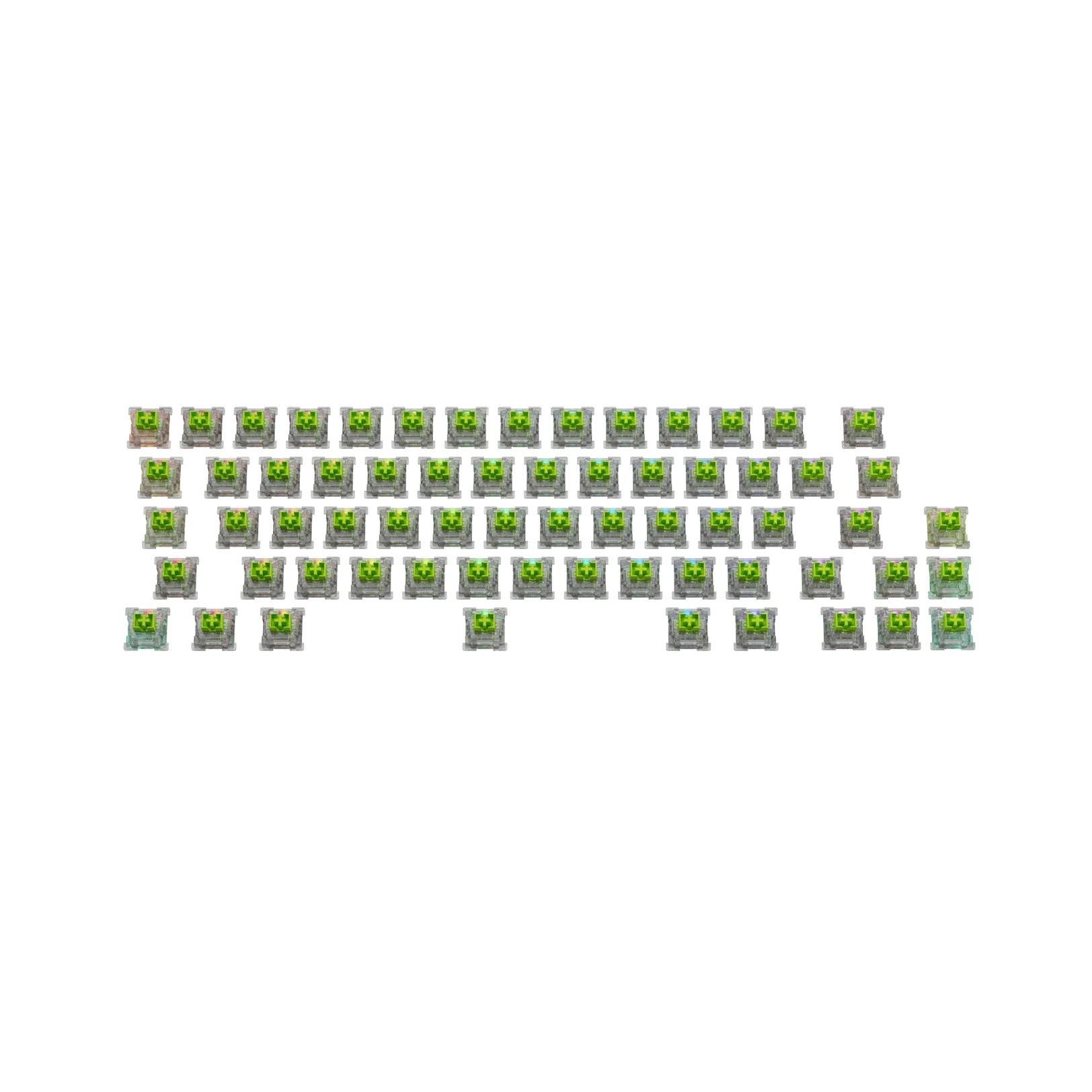 Glorious Raptor HE ANSI 65% Mechanical Keyboard Switches - Premium Linear Switches for Gaming, Typing & Office Work