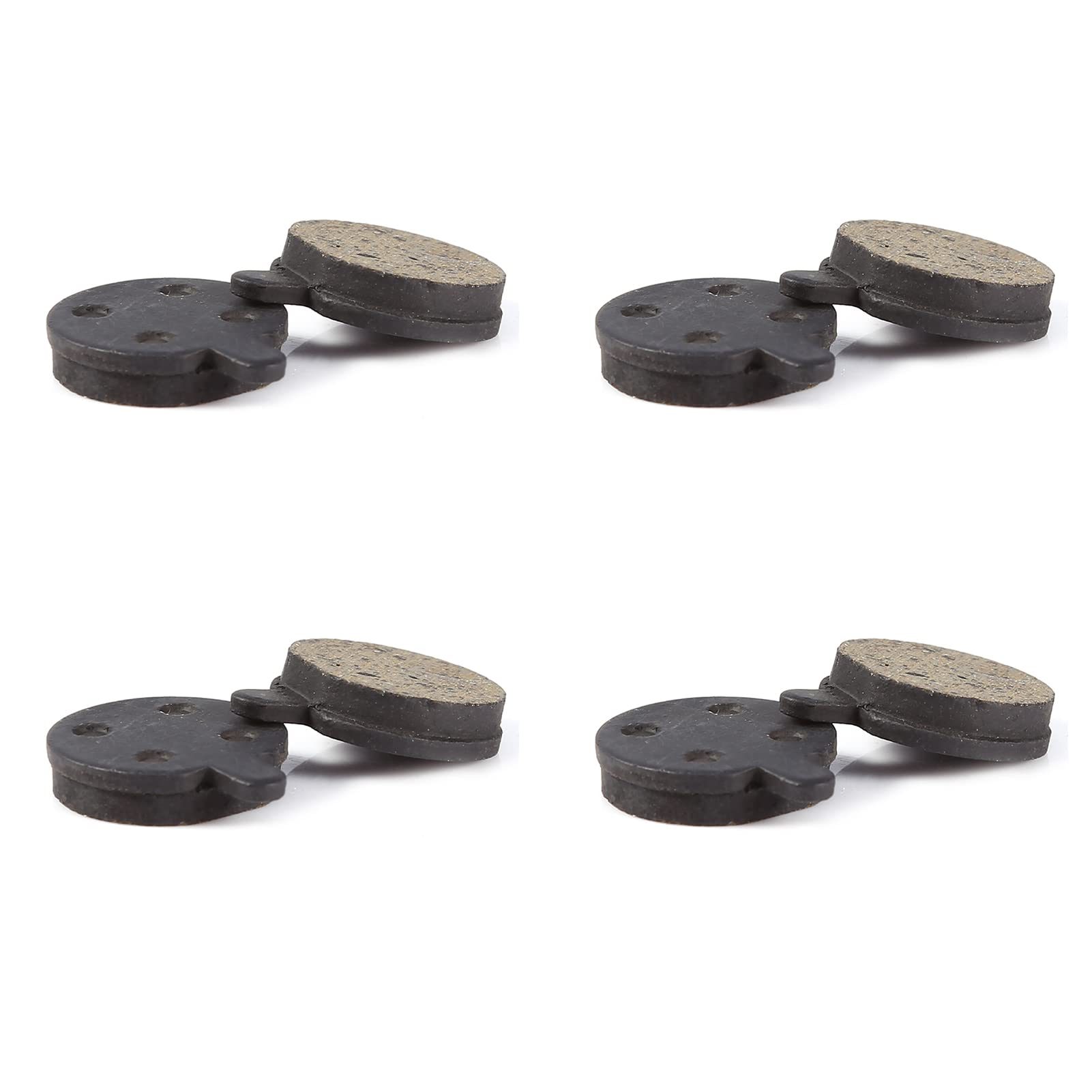 4 Pairs Bike Brake Pads - Low Noise Replacement Pads for Mountain & Road Bikes - Perfect for Commuting, Cycling & Outdoor Adventures